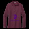 Women's Silk Touch Long Sleeve Polo Thumbnail